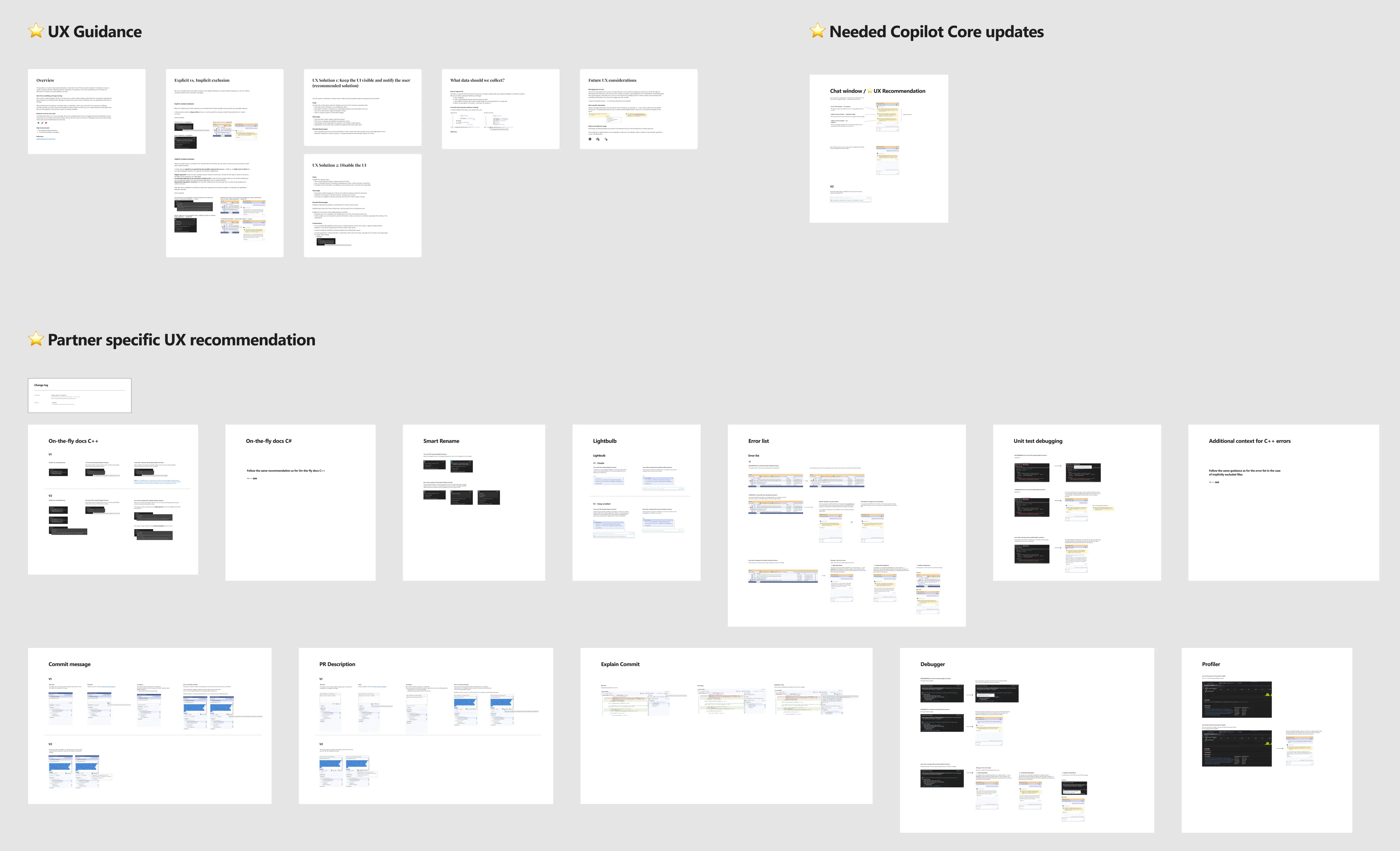 Design file screenshot showing high-level view to content exclusion guidelines.