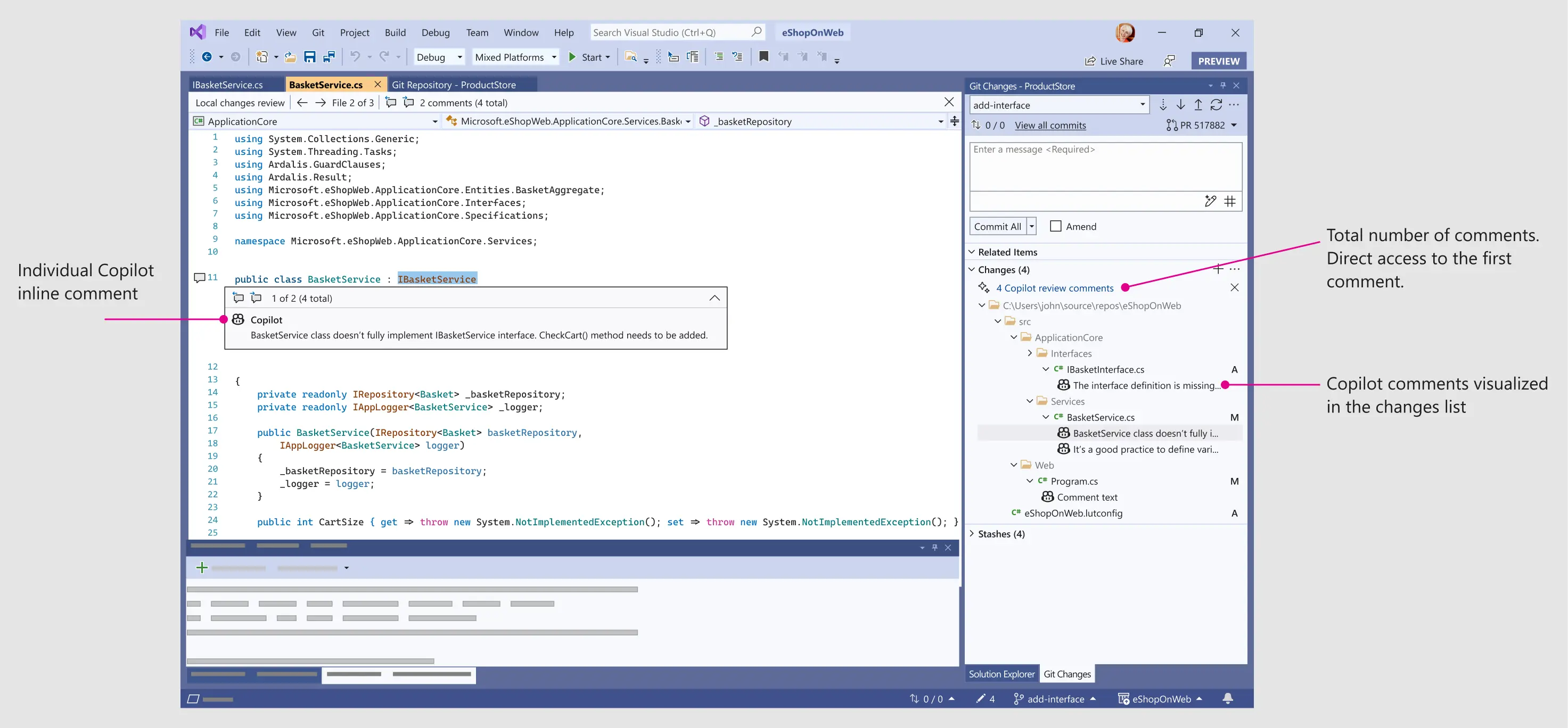 Design mockup 2 showing the new indicator interactions.